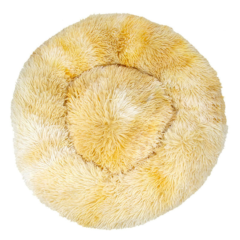 HKM-292691 Cozy Plush Winter Warm Pet Nest in Various Gradient and Tie-Dye Colors