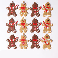 HKM-292691 Hand-Painted Gingerbread Man Ornament for Christmas Tree Decor