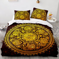 HKM-292883 Elephant Series Striped Quilt Cover Set - Multiple Sizes Available