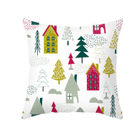HKM-292947 Cartoon Print French Velvet Cushion Cover, 45x45cm, Fleece Material, PP Cotton Filling