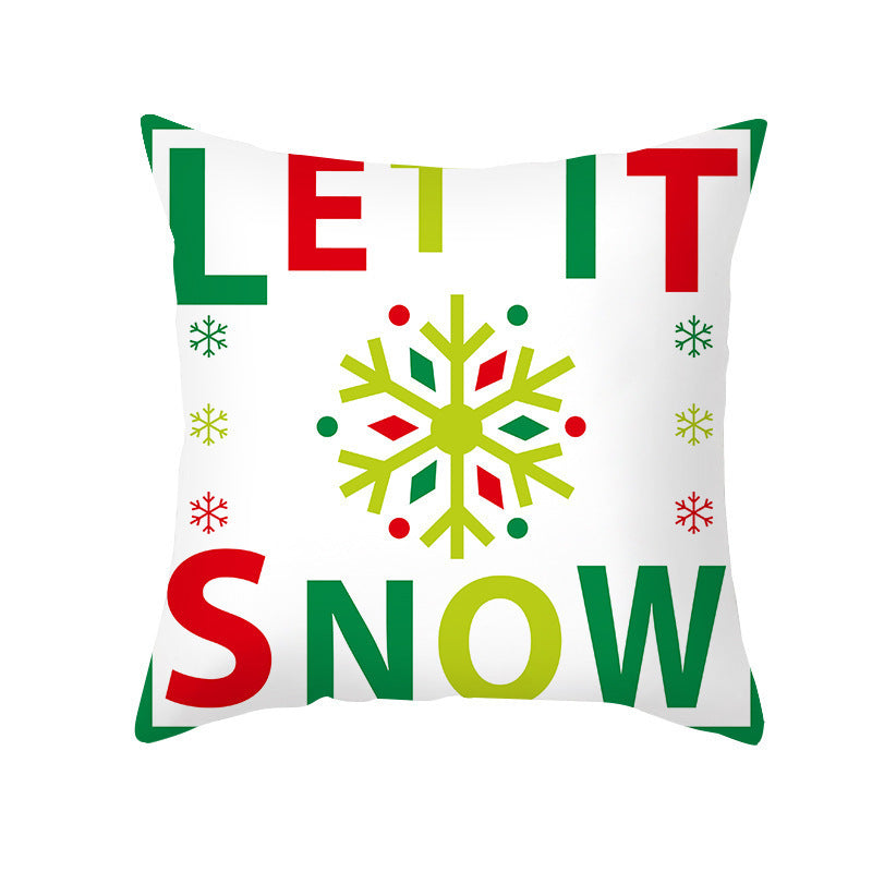 KTX-292947 Cartoon Print French Velvet Cushion Cover, 45x45cm, Fleece Material, PP Cotton Filling