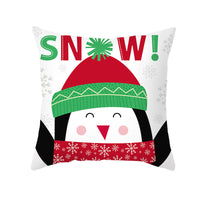 HKM-292947 Cartoon Print French Velvet Cushion Cover, 45x45cm, Fleece Material, PP Cotton Filling