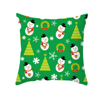HKM-292947 Cartoon Print French Velvet Cushion Cover, 45x45cm, Fleece Material, PP Cotton Filling