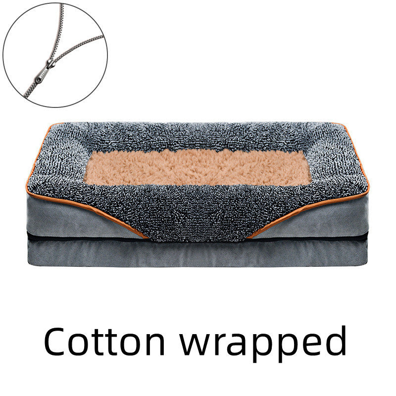 HKM-292947 Pet Supplies Square Sofa Bed Dog Kennel Cat Litter Pet Pad