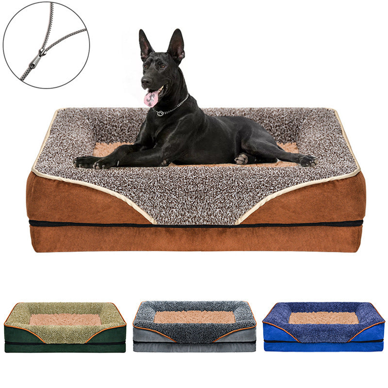HKM-292947 Pet Supplies Square Sofa Bed Dog Kennel Cat Litter Pet Pad