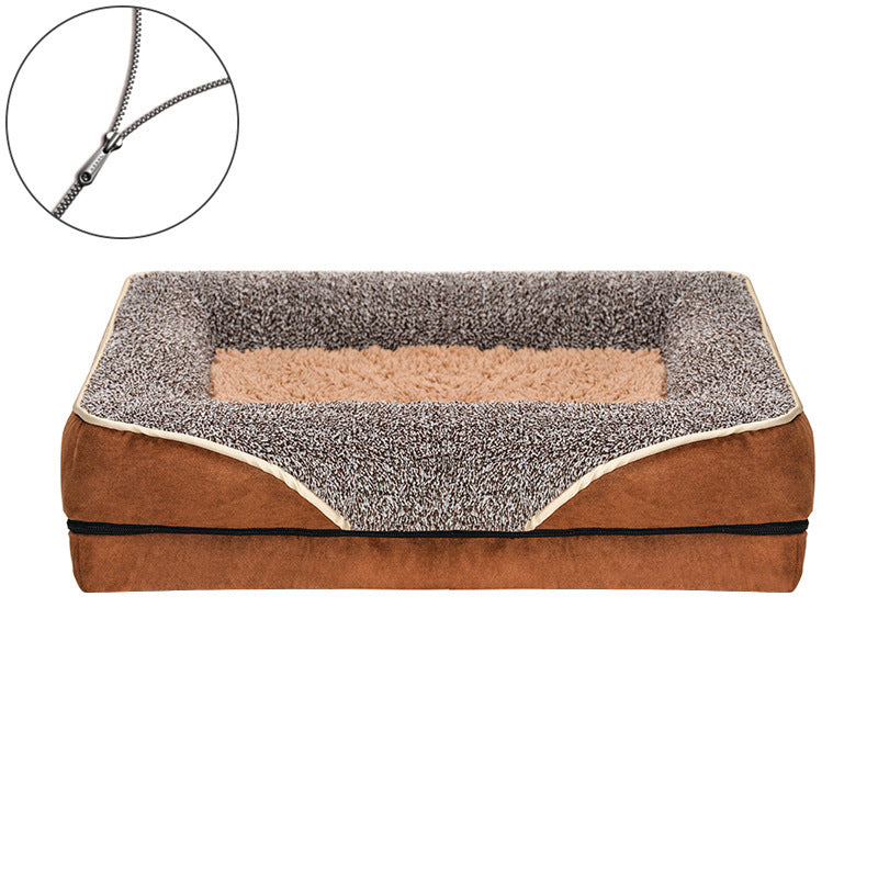 HKM-292947 Pet Supplies Square Sofa Bed Dog Kennel Cat Litter Pet Pad