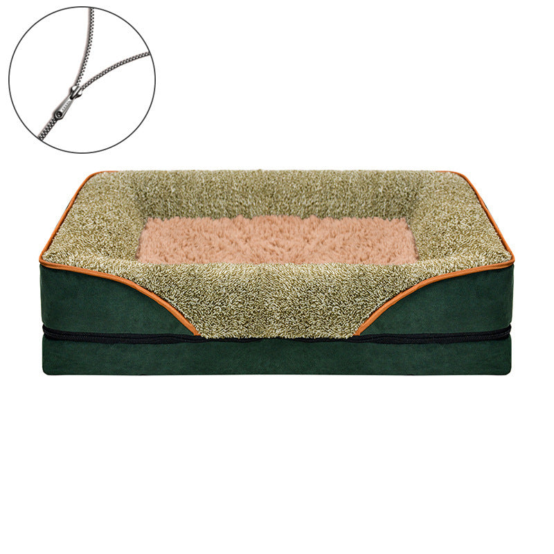 HKM-292947 Pet Supplies Square Sofa Bed Dog Kennel Cat Litter Pet Pad