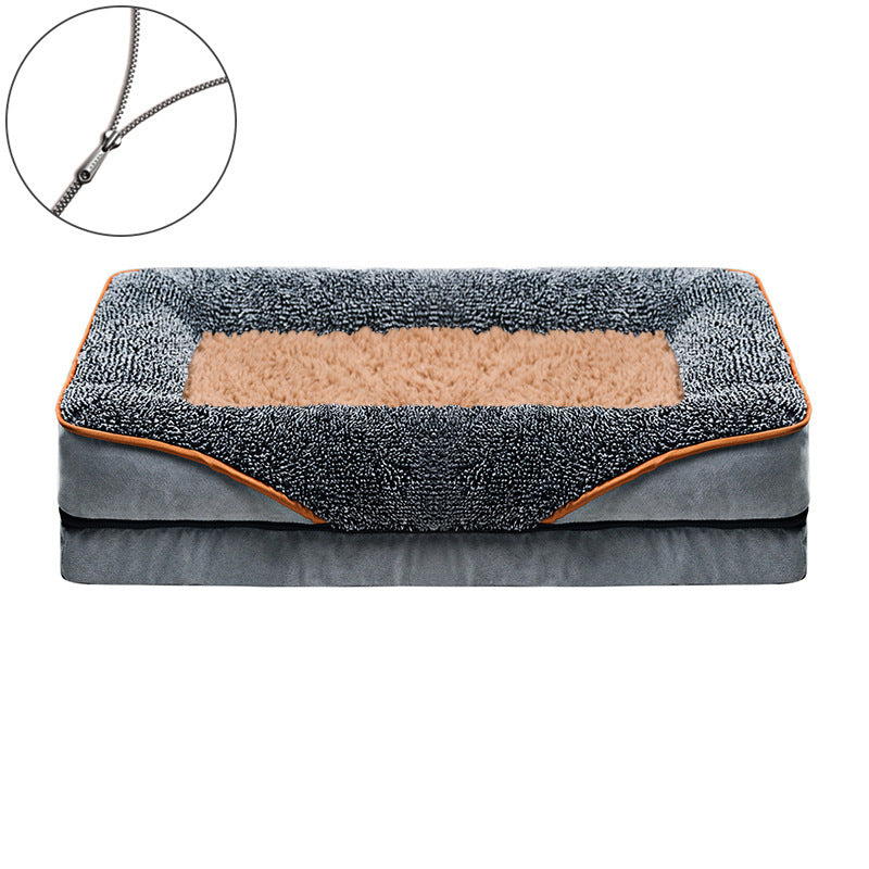 HKM-292947 Pet Supplies Square Sofa Bed Dog Kennel Cat Litter Pet Pad