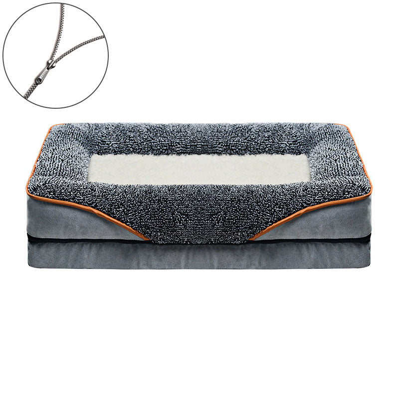 HKM-292947 Pet Supplies Square Sofa Bed Dog Kennel Cat Litter Pet Pad