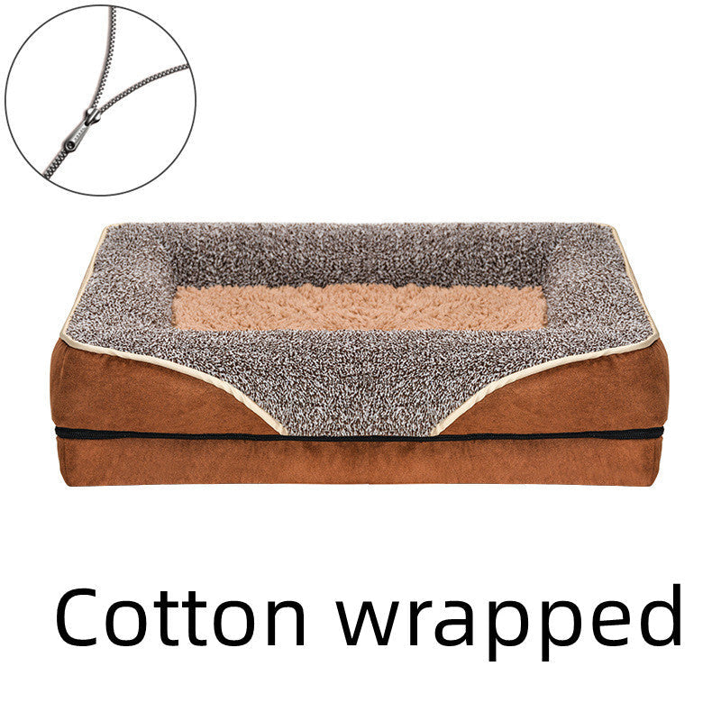 HKM-292947 Pet Supplies Square Sofa Bed Dog Kennel Cat Litter Pet Pad