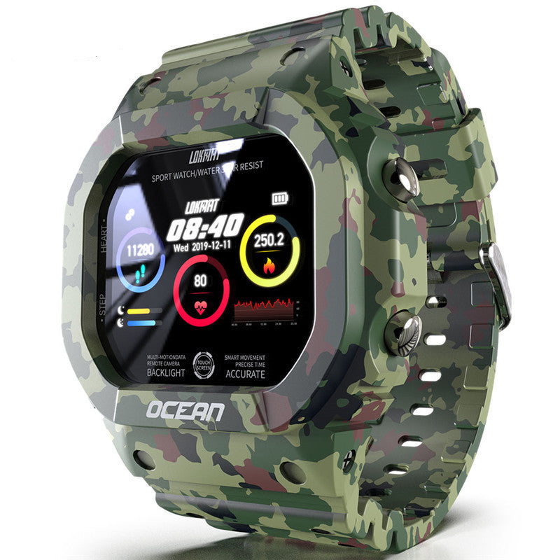 HKM-293075 Waterproof Heart Rate Smart Watch with HD Display and Fitness Tracking Features