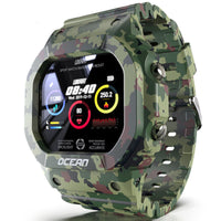 HKM-293075 Waterproof Heart Rate Smart Watch with HD Display and Fitness Tracking Features