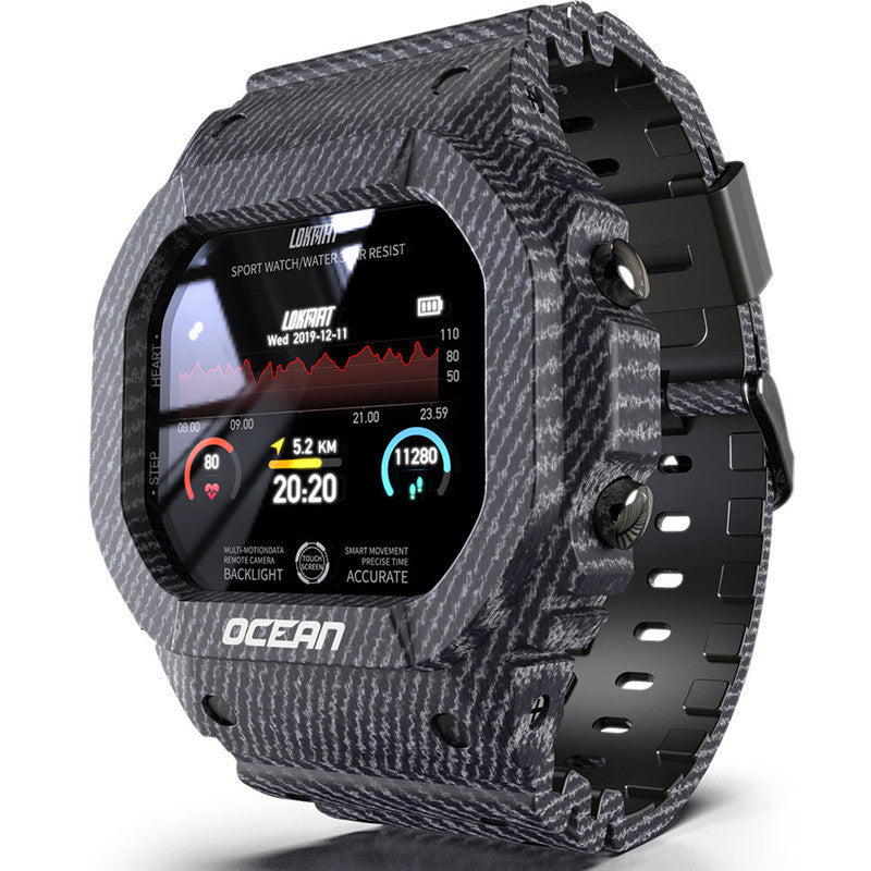HKM-293075 Waterproof Heart Rate Smart Watch with HD Display and Fitness Tracking Features