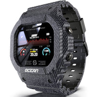 HKM-293075 Waterproof Heart Rate Smart Watch with HD Display and Fitness Tracking Features