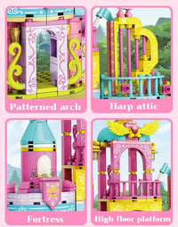 HKM-293139 3D Princess Castle Puzzle Toy for Kids - 370 Pieces Educational Building Set