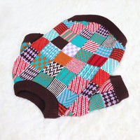 HKM-293139 Stylish Pet Dog Beggar Outfit with Contrast Wool Sweater