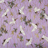 HKM-293395 Handmade Cotton Kimono Fabric with Cherry Blossom Print - Soft, Thick, and Elegant 150cm Width