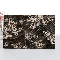 HKM-293395 Handmade Cotton Kimono Fabric with Cherry Blossom Print - Soft, Thick, and Elegant 150cm Width
