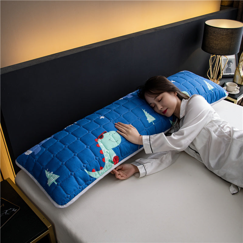 HKM-293523 Waterproof Quilted Long Double Pillowcase in Various Colors and Designs