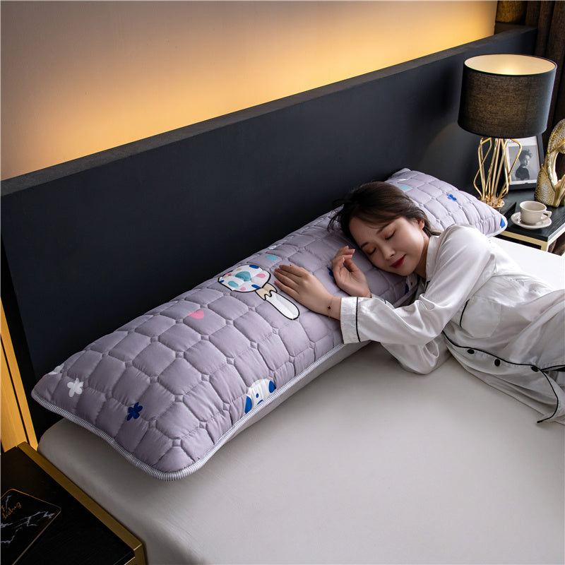 HKM-293523 Waterproof Quilted Long Double Pillowcase in Various Colors and Designs