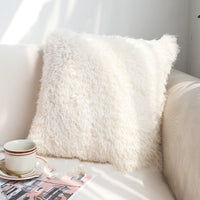HKM-293843 Cute Chenille Rainbow Pillowcase Lumbar Cushion for Bedroom Decor