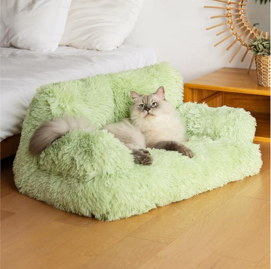 HKM-293843 Portable Washable Winter Cat Nest in Solid Colors – Sizes S to XL