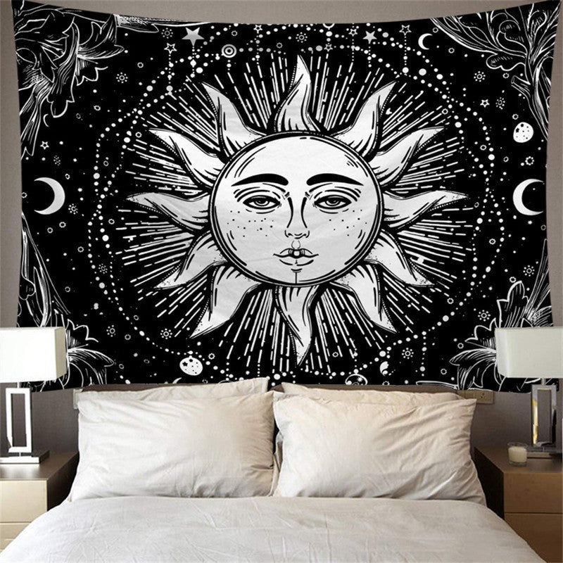 HKM-294035 Skull Tapestry Wall Hanging - Soft Plush Fabric in Various Sizes and Colors
