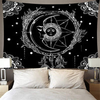 HKM-294035 Skull Tapestry Wall Hanging - Soft Plush Fabric in Various Sizes and Colors