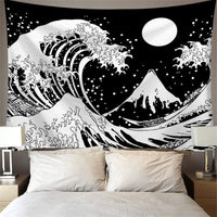 HKM-294035 Skull Tapestry Wall Hanging - Soft Plush Fabric in Various Sizes and Colors