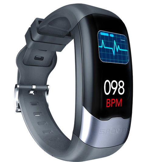 HKM-294227 ECG Monitoring Bracelet with 1.14 Inch Display and 10-Day Battery Life, USB Charging, Waterproof IP67