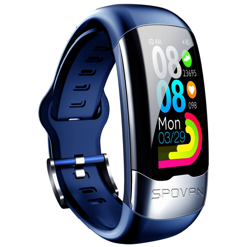 HKM-294227 ECG Monitoring Bracelet with 1.14 Inch Display and 10-Day Battery Life, USB Charging, Waterproof IP67
