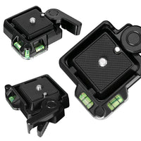 HKM-294291 PTZ Tripod Quick Release Plate Compatible with iPhone and SLR Cameras