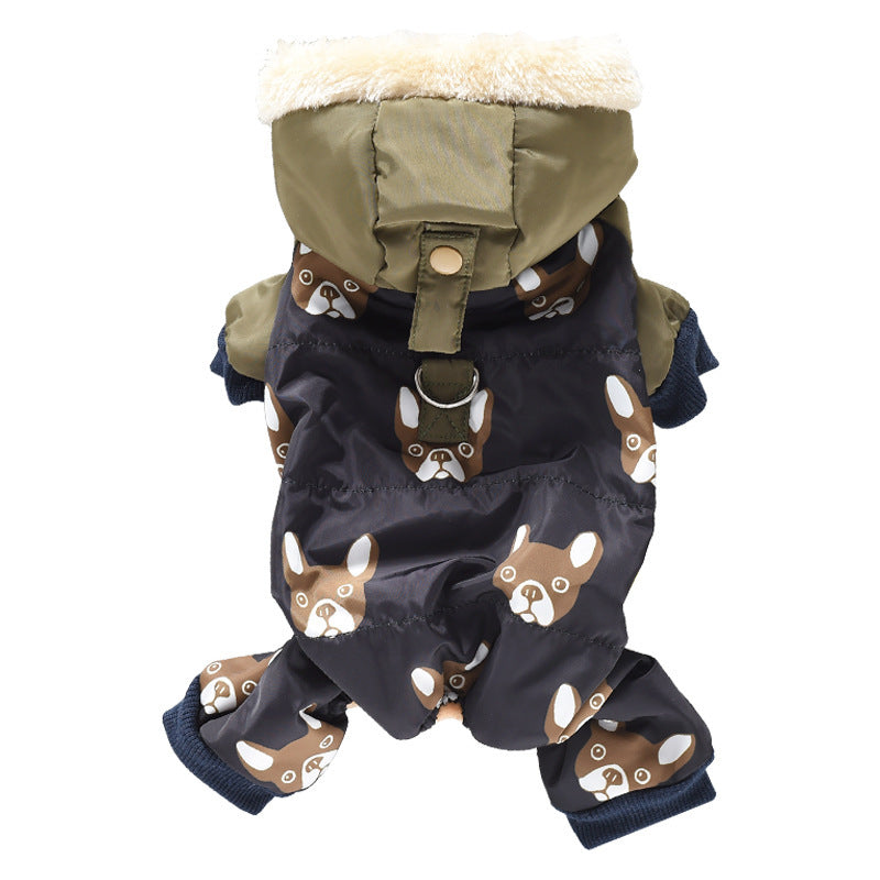 HKM-294355 Casual Cotton Dog Clothes for Four-Legged Friends, Multiple Sizes Available