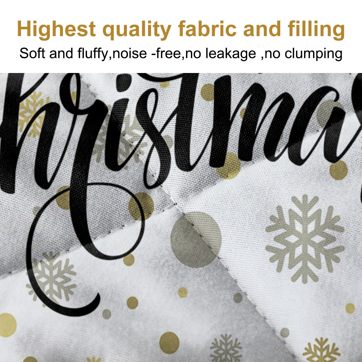HKM-294547 Christmas Limited Edition 3-Piece Soft Microfiber Bedding Set with Quilt and Pillowcases in Multiple Sizes