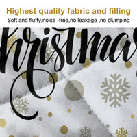 HKM-294547 Christmas Limited Edition 3-Piece Soft Microfiber Bedding Set with Quilt and Pillowcases in Multiple Sizes