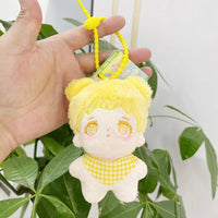 HKM-294547 Cute Cartoon Keychain Doll Plush Toy - 12cm Cotton Stuffed Animal Pendant for Kids