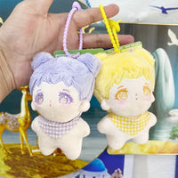 HKM-294547 Cute Cartoon Keychain Doll Plush Toy - 12cm Cotton Stuffed Animal Pendant for Kids