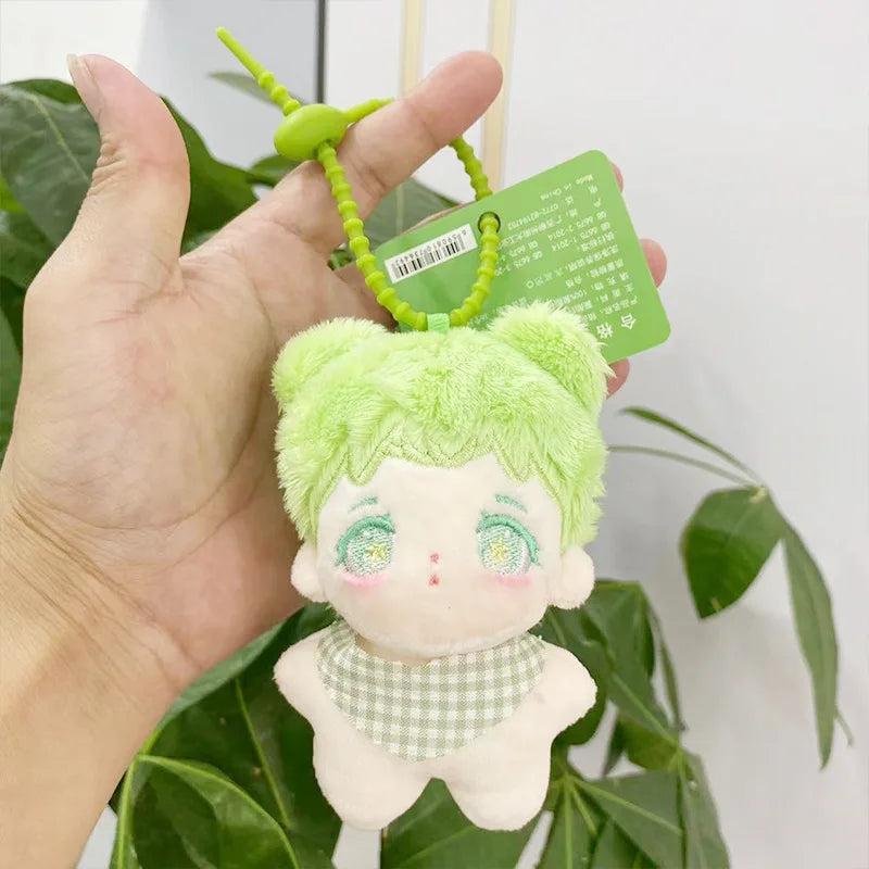 HKM-294547 Cute Cartoon Keychain Doll Plush Toy - 12cm Cotton Stuffed Animal Pendant for Kids