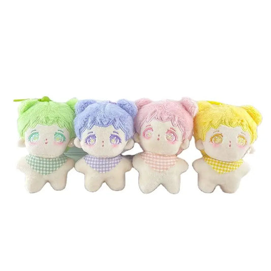 KTX-294547 Cute Cartoon Keychain Doll Plush Toy - 12cm Cotton Stuffed Animal Pendant for Kids