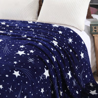 HKM-294867 Cozy Landscape Flannel Blanket in Various Sizes and Colors