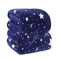 HKM-294867 Cozy Landscape Flannel Blanket in Various Sizes and Colors