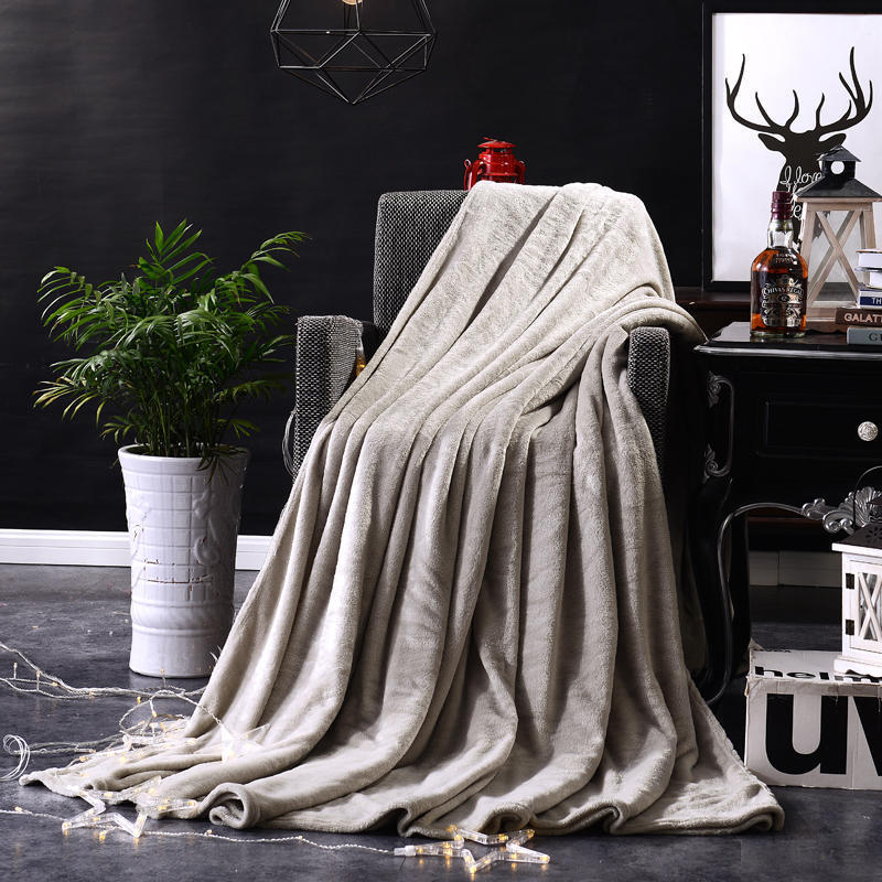 HKM-294867 Cozy Landscape Flannel Blanket in Various Sizes and Colors