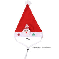 HKM-294867 Festive Christmas Hat for Small, Medium, and Large Dogs and Cats - Soft Polyester素材
