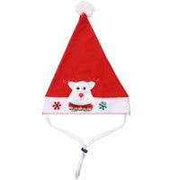 HKM-294867 Festive Christmas Hat for Small, Medium, and Large Dogs and Cats - Soft Polyester素材