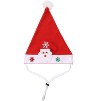 HKM-294867 Festive Christmas Hat for Small, Medium, and Large Dogs and Cats - Soft Polyester素材