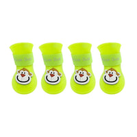 HKM-294867 Waterproof Silicone Pet Boots with Non-Slip Soft Bottom for Summer Outdoor Use