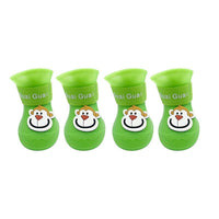 HKM-294867 Waterproof Silicone Pet Boots with Non-Slip Soft Bottom for Summer Outdoor Use