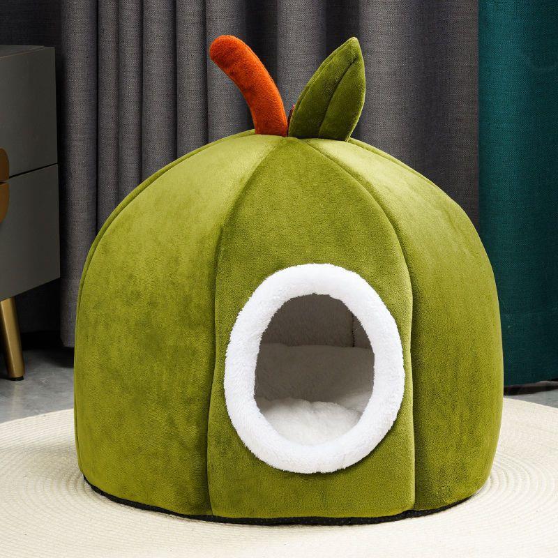 HKM-294995 Cozy Fully Enclosed Cat Nest in Various Colors and Sizes