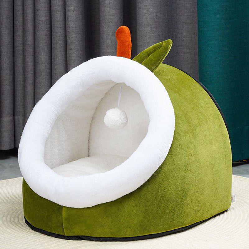 HKM-294995 Cozy Fully Enclosed Cat Nest in Various Colors and Sizes