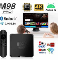 HKM-295059 4K Ultra HD Smart Streaming Set-Top Box with Voice Remote and Dual Wi-Fi Connectivity